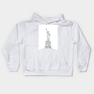 Statue of Liberty Kids Hoodie